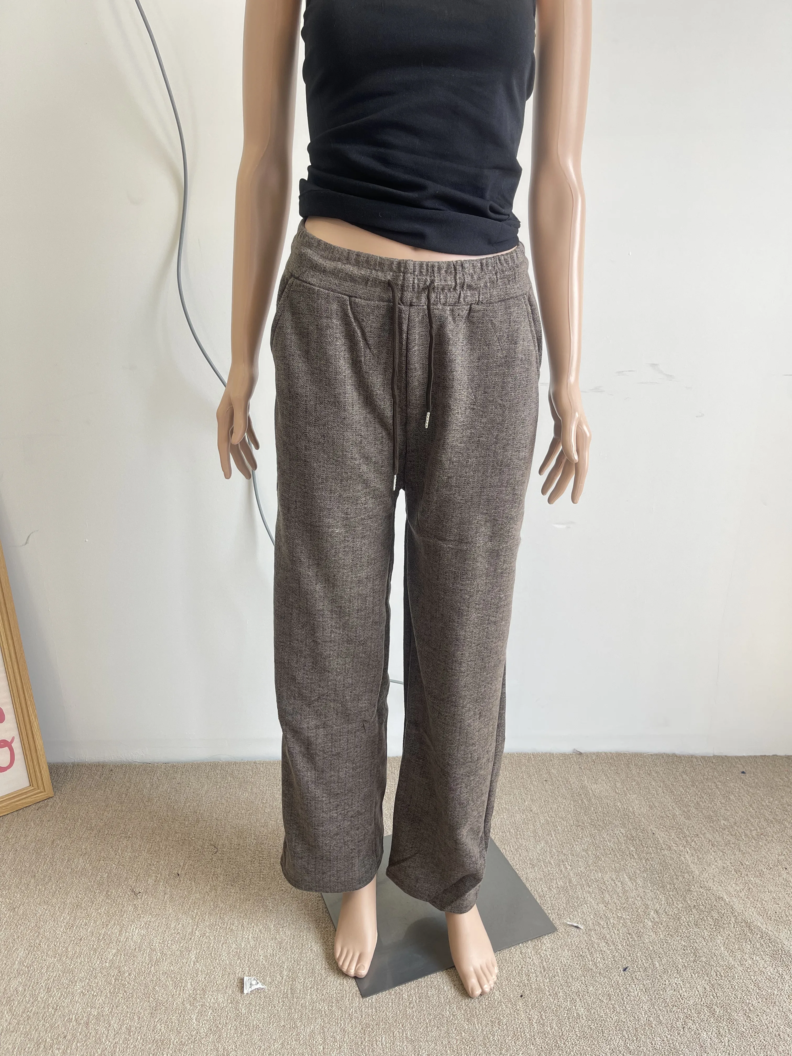 AD2650 Pantalón de tipo vestir con afelpado interno 15906